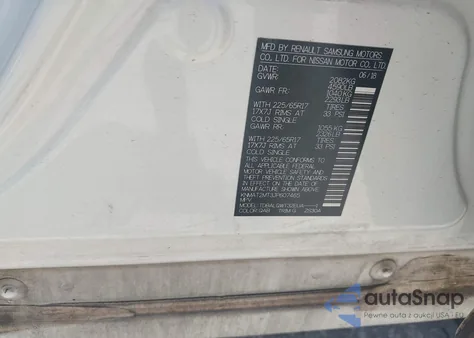 2018 Nissan Rogue Sv z USA, uszkodzony, nr VIN KNMAT2MT3JP607465